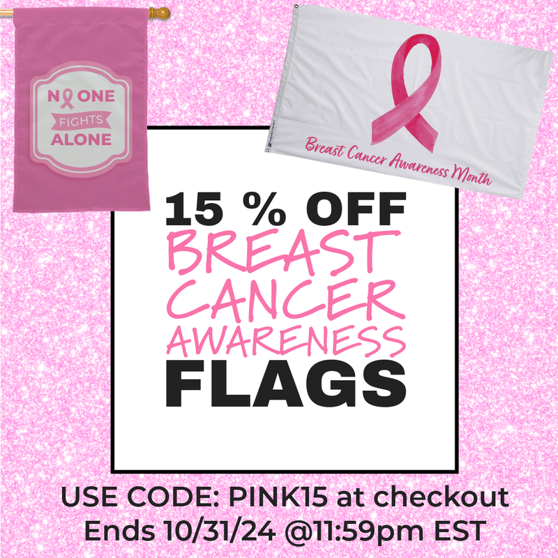 Breast Cancer Awareness Month Sale @ www.flagladyusashop.com - The Flag Lady