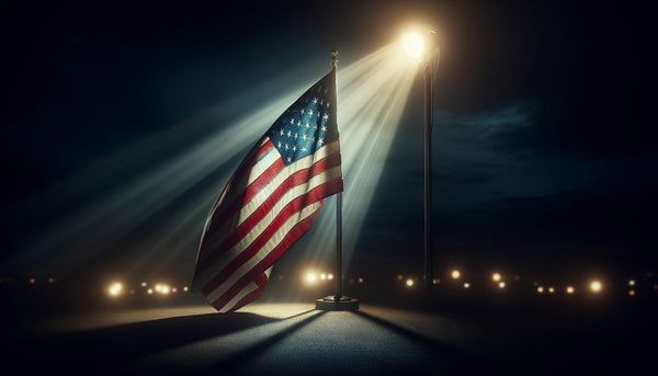 Can American Flags Be Flown at Night? - The Flag Lady