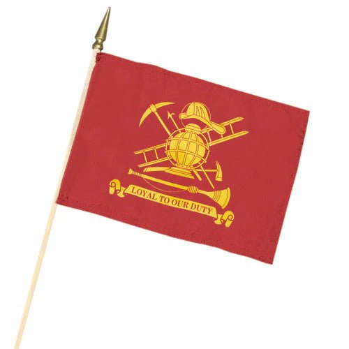 12x18 in Fireman's Loyal Mounted Flag - The Flag Lady