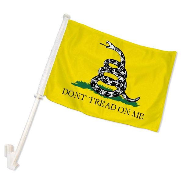 12x18 in Gadsden Car Flag - The Flag Lady