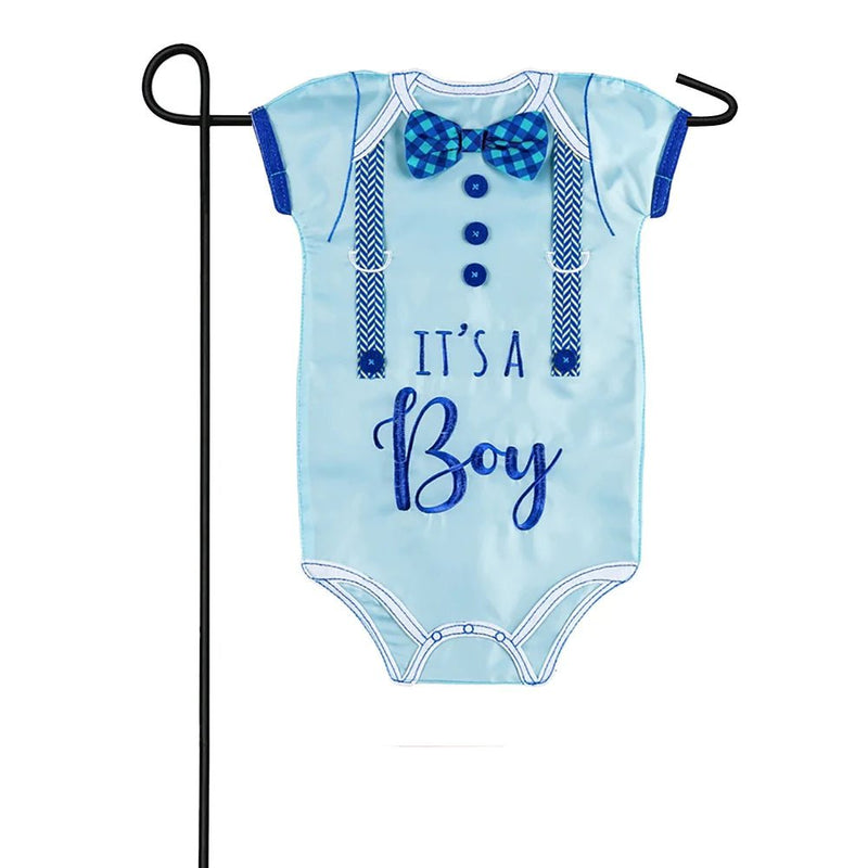 12x18 in "It's A Boy" Garden Flag - The Flag Lady