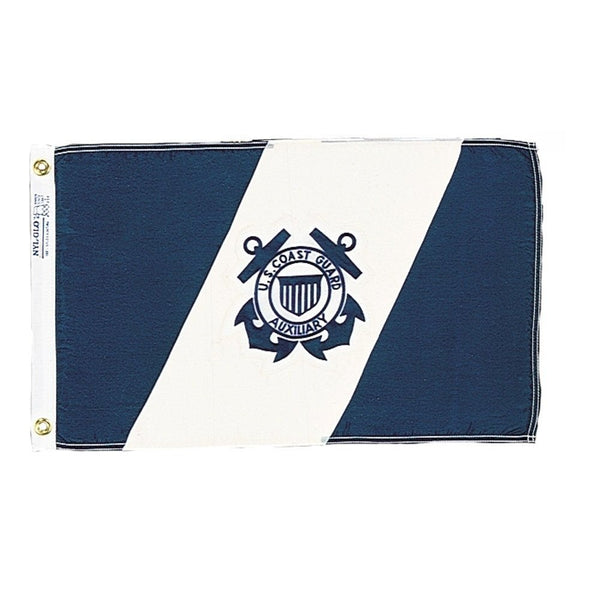 15x24 in United States Coast Guard Auxiliary Flag - The Flag Lady