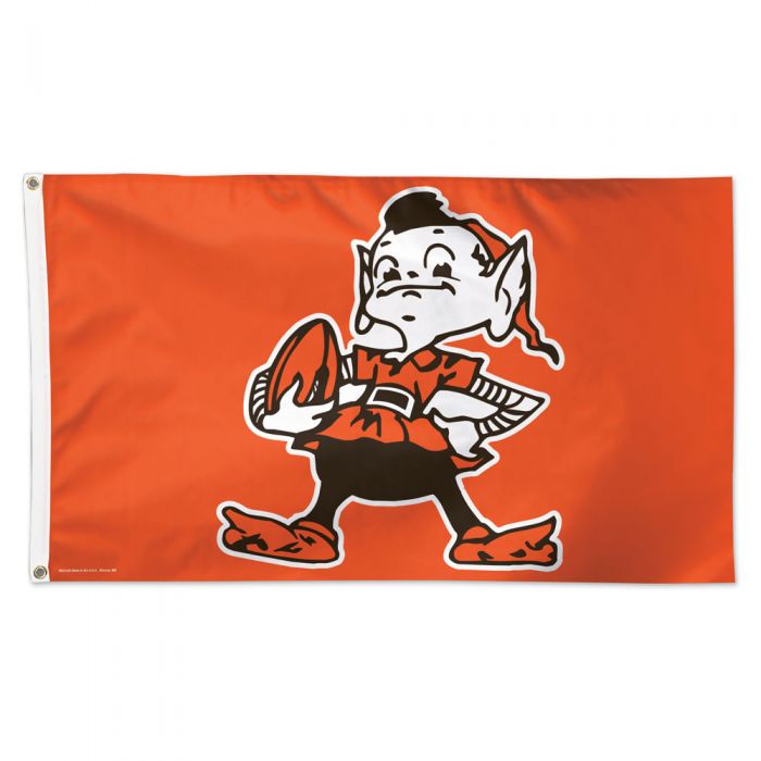 3x5 Cleveland Browns Flag with Brownie - The Flag Lady