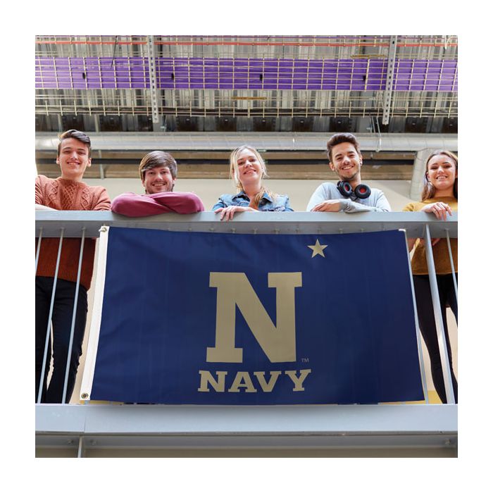 3x5 ft Navy Midshipmen Team - Deluxe Flag - The Flag Lady