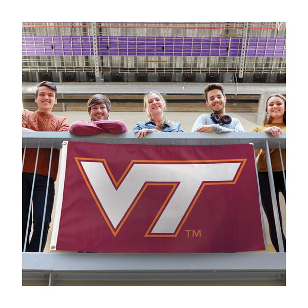 3x5 ft Virginia Tech Hokies "VT" Flag - The Flag Lady