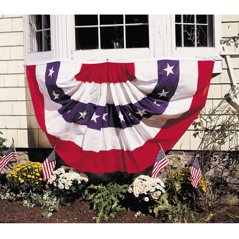 4 ft. X 8 ft. Nyl - Glo Pff - 282 Pleated Full Fan - The Flag Lady