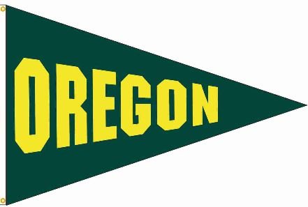 40x60 in Oregon Big 10 Pennant - The Flag Lady