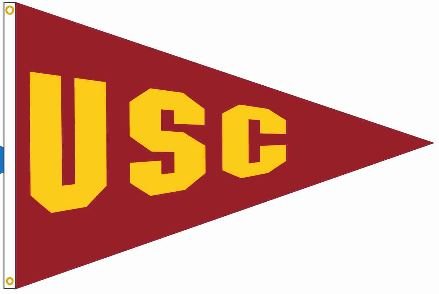 40x60 in USC Big 10 Pennant - The Flag Lady