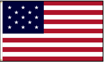 4x6 ft 1777 - 1795 Thirteen Star Flag - The Flag Lady