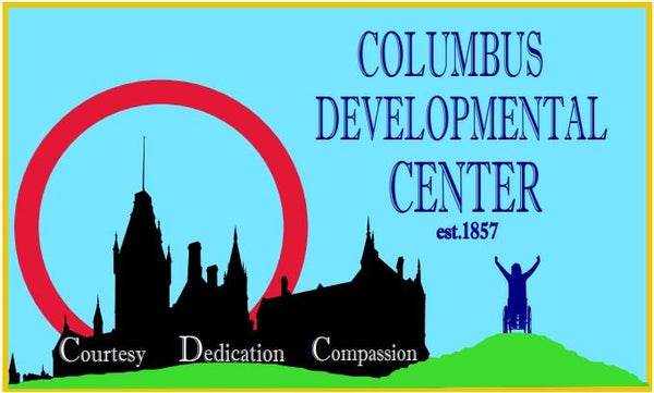 4x6 ft Columbus Developmental Center Flag - The Flag Lady