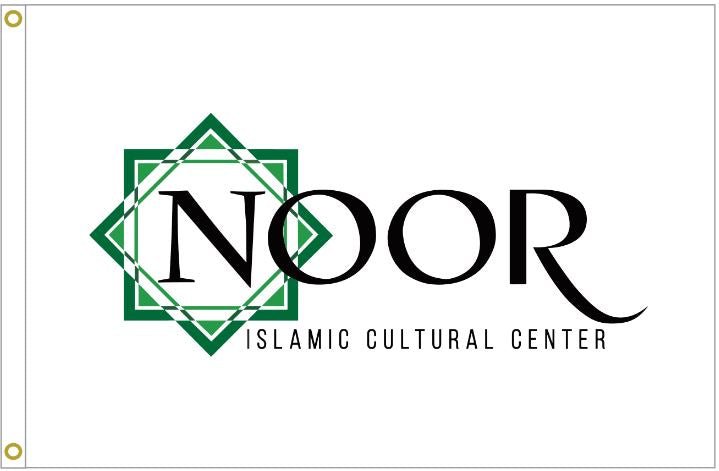 4x6 ft Noor Islamic Cultural Center Flag - The Flag Lady