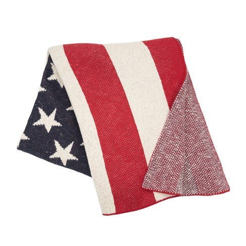 50x60 in Stars and Stripes Throw - The Flag Lady