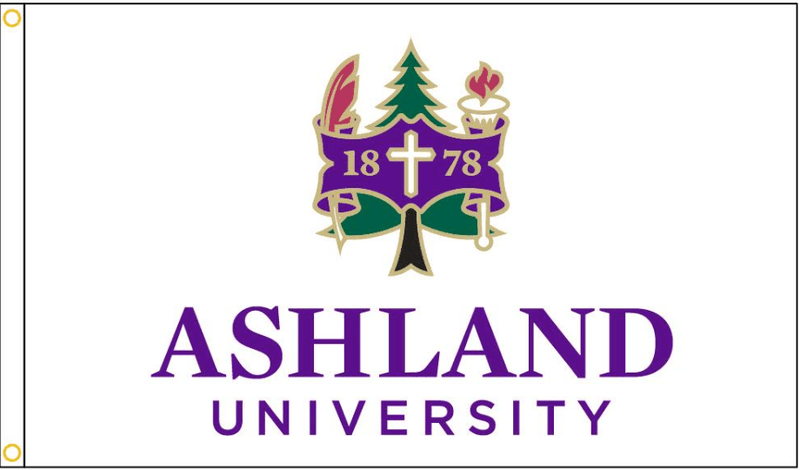 6x10 ft Ashland University Scholar Logo Flag - The Flag Lady