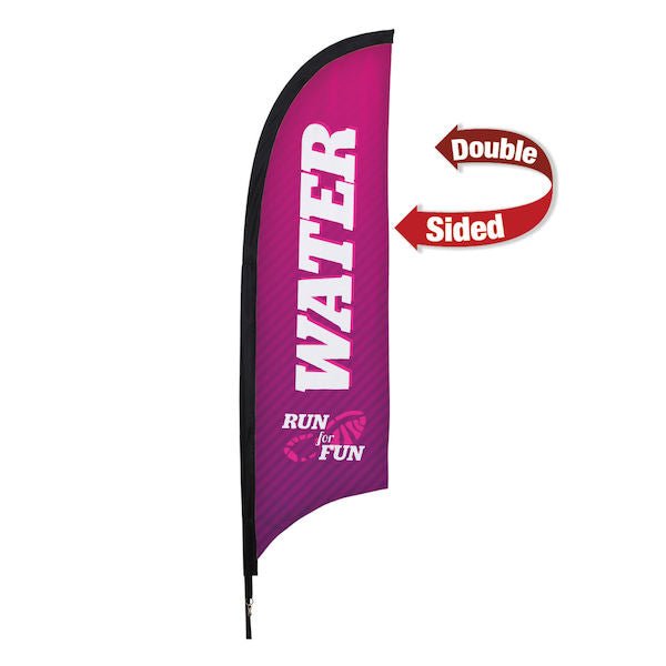 7ft Custom Razor Flag - Flag Only (Double - Sided) - The Flag Lady