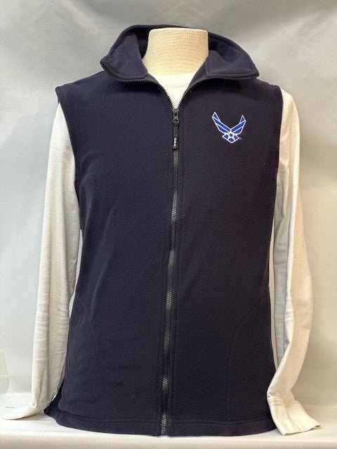 Air Force Fleece Vest - The Flag Lady