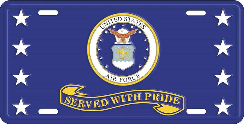 Air Force License Plate - The Flag Lady