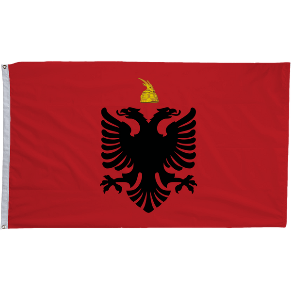 Albanian Kingdom Flag (1928 - 1939) - The Flag Lady