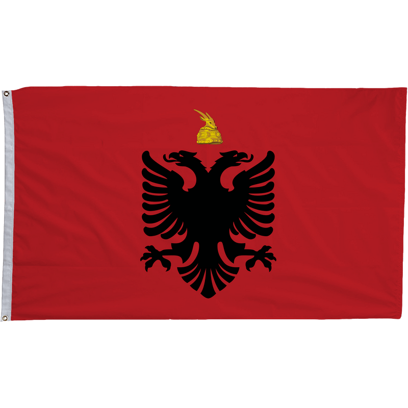 Albanian Kingdom Flag (1928 - 1939) - The Flag Lady