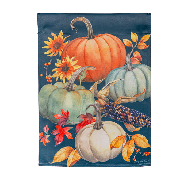 All Things Pumpkins Suede Garden Flag - The Flag Lady