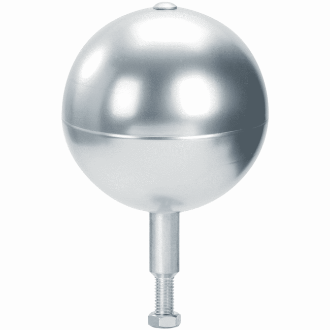 Aluminum Ball Topper for In - Ground Flagpoles - The Flag Lady