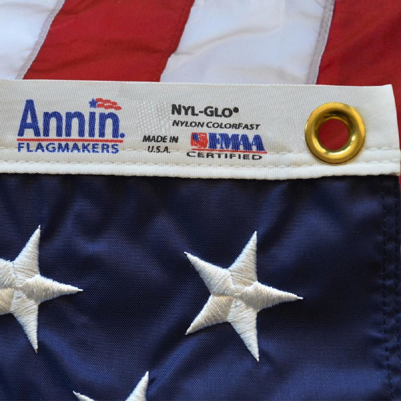 Annin Nyl - Glo Nylon American Flag - The Flag Lady