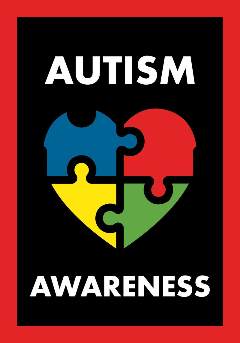 Autism Awareness Banner Flag 28 x 40 inch Causes - The Flag Lady