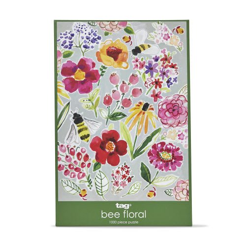 Bee Floral Puzzle - The Flag Lady