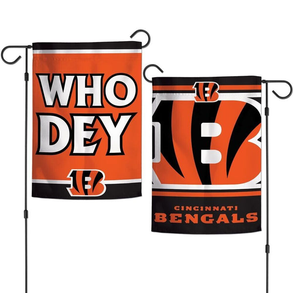 Bengals Who Dey 2 - Sided Garden Flag - The Flag Lady