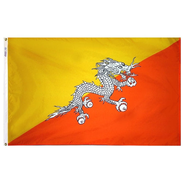 Bhutan Flags - The Flag Lady