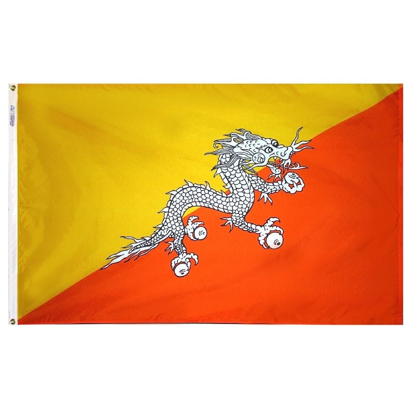 Bhutan Flags - The Flag Lady