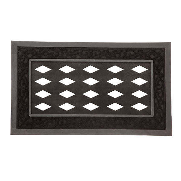 Black Scroll Sassafras Mat Tray - The Flag Lady