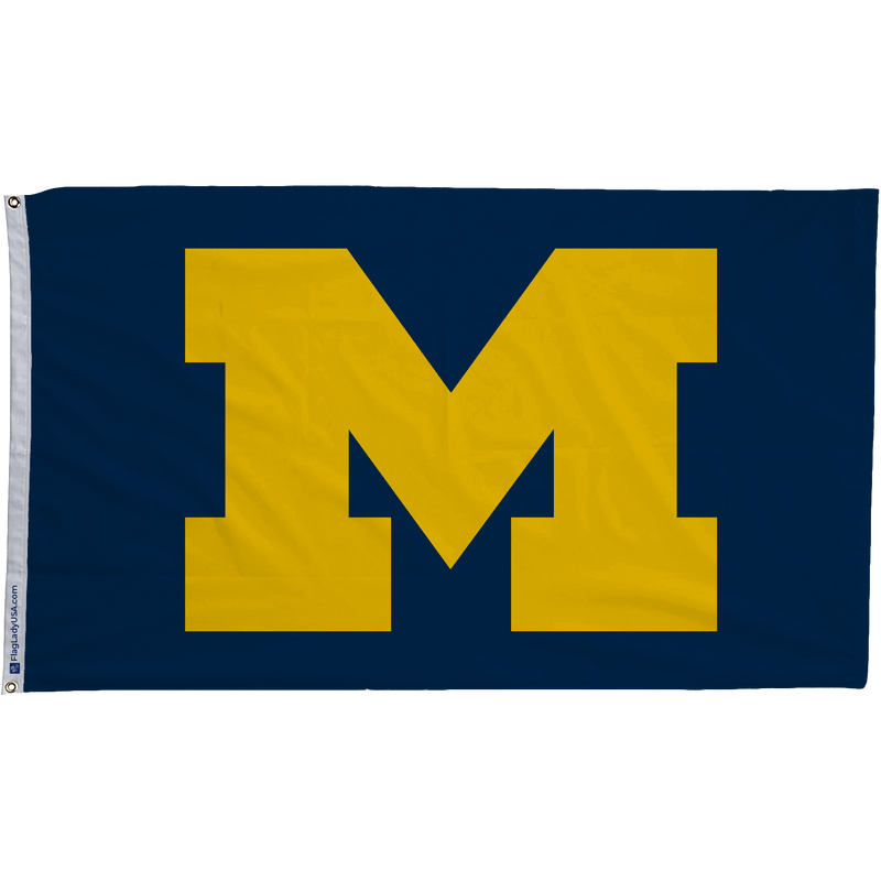 Block M - University of Michigan Flags - The Flag Lady