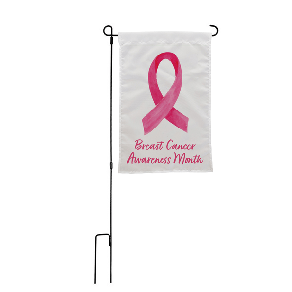 Breast Cancer Awareness Month Garden Flag - The Flag Lady