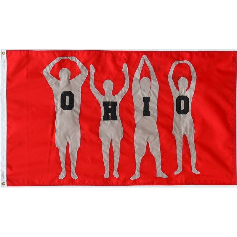 Buckeye O - H - I - O People Flag - The Flag Lady