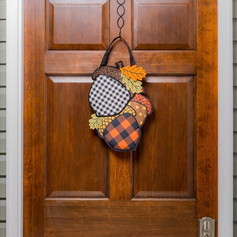 Buffalo Check Door Hanger - The Flag Lady