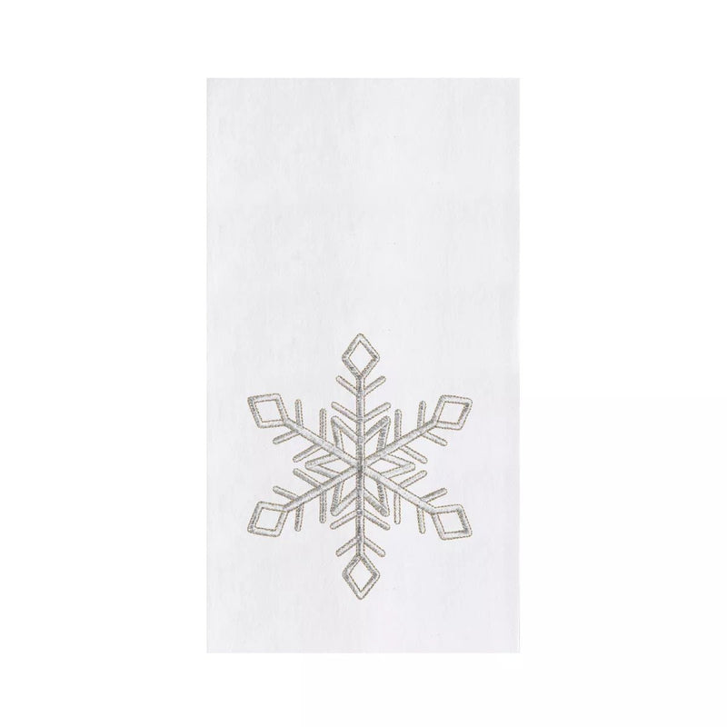 Champagne Snowflake Flour Sack Towel - The Flag Lady