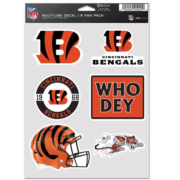 Cincinnati Bengals Multi Use 6 Fan Pack - The Flag Lady