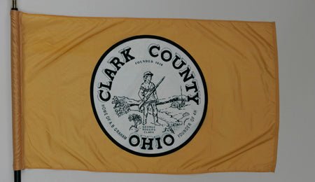 Clark County Ohio Flag - 3x5 feet - The Flag Lady