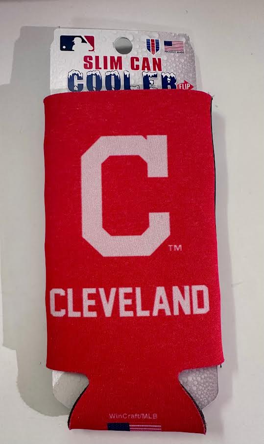 Cleveland Indians Slim Can Cooler - The Flag Lady