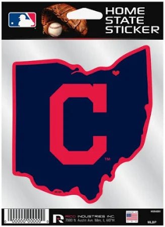 Cleveland Indians State Decals - The Flag Lady