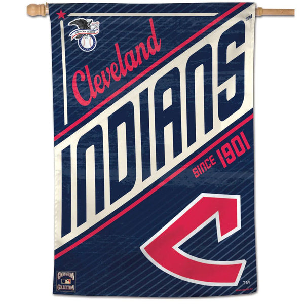 Cleveland Indians Vertical Banner Flag (28"x40") - The Flag Lady