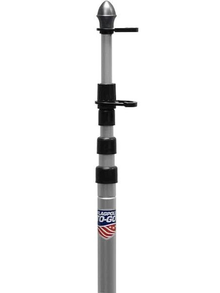 Collapsible 6ft 6in Flagpole (Tire mount sold separately) - The Flag Lady