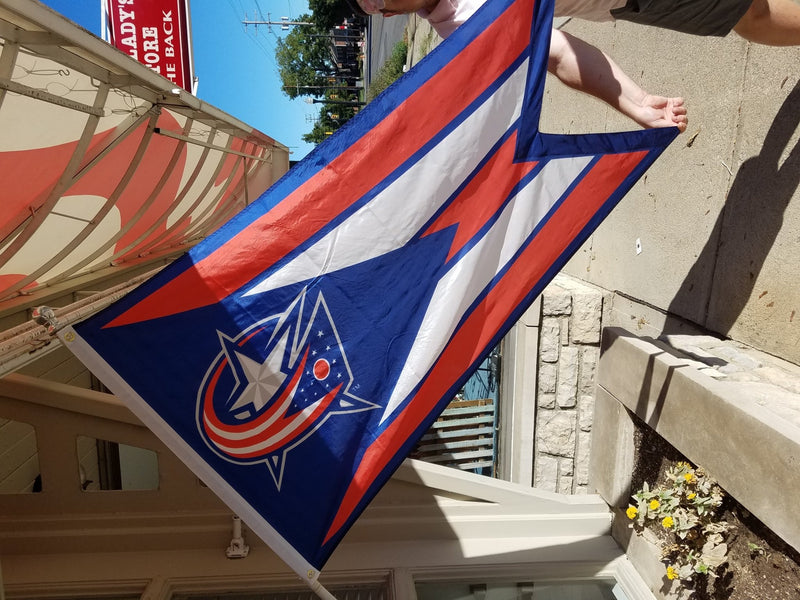 Columbus Blue Jackets Burgee Flag - 3x5 ft - The Flag Lady