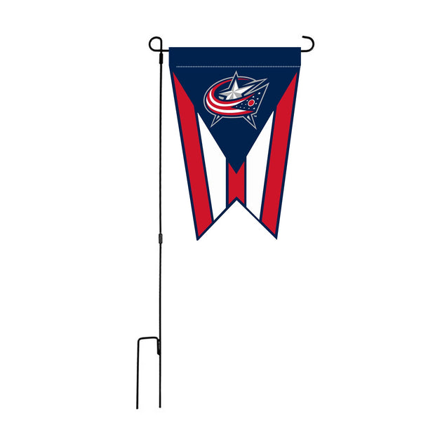 Columbus Blue Jackets Ohio Burgee Garden Flag - The Flag Lady