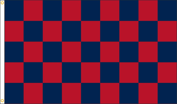 Columbus Blue Jackets Sewn Checkered Flag 3x5 ft - The Flag Lady