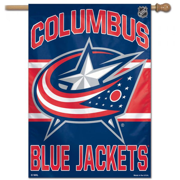 Columbus Blue Jackets Vertical Banner - The Flag Lady