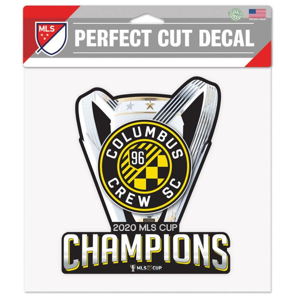 Columbus Crew MLS Cup Champions Perfect Cut Decals 8"x8" - The Flag Lady