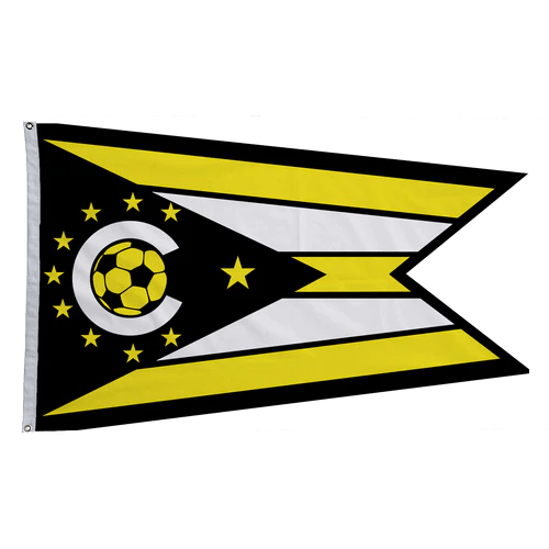 Columbus Crew Nation Burgee - The Flag Lady