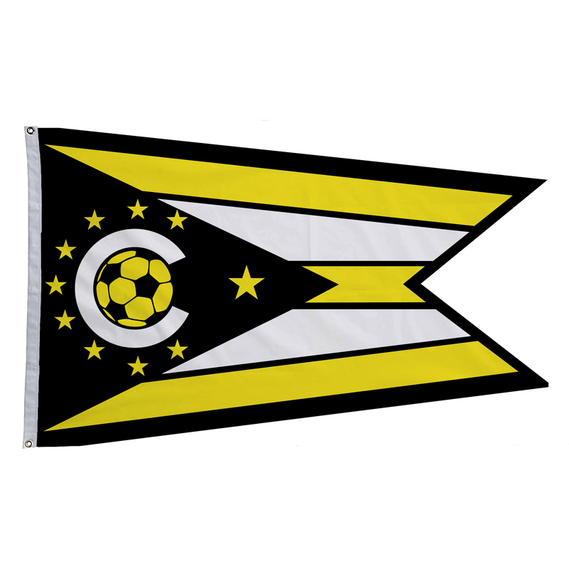 Columbus Crew Nation Burgee - The Flag Lady