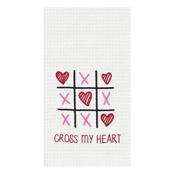 Cross My Heart Hand Towel - The Flag Lady